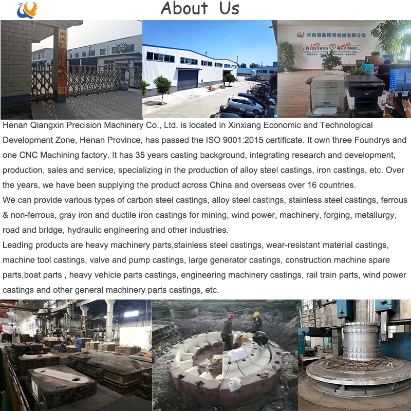 Machining Service Cast Steel Bearing Housings/Support for Rolling Mill